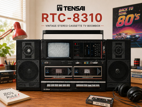 Tensai boombox rare - tv,