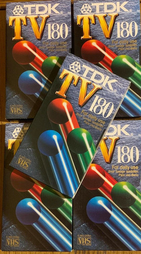 Vhs video cassette tdk tv - video,
