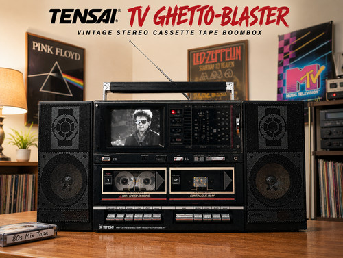 Tensai boombox rare - tensai, tv